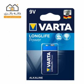 باتری 9 ولت کتابی آلکالاین لانگ لایف وارتا Varta