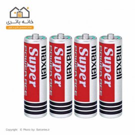 باتری نیم قلمی مکسل 4 عددی شیرینگ