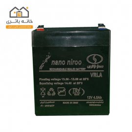 باتری خشک سیلد اسید 12 ولت 4.5 آمپر صبا باتری (Saba Battery)