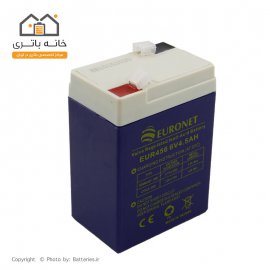 باتری سیلد اسید 6 ولت 4.5 آمپر یورونت euronet