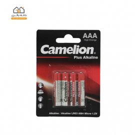 باتری نیم قلمی آلکالاین پلاس کملیون مدل LR03-BP4