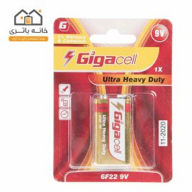 باتری 9 ولت معمولی گیگاسل Gigacell کارتی