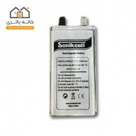 باتری لیتیوم پلیمر 3.7 ولت 5500 میلی آمپر 0766127 سونیک سل( Sonikcell)