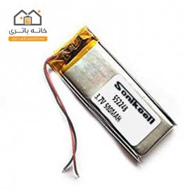 باتری لیتیوم پلیمر 3.7 ولت  500 میلی‌آمپر -552248 سونیک سل( Sonikcell)