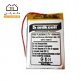 باتری لیتیوم پلیمر 3.7 ولت 1500 میلی‌آمپر 603856 سونیک سل( Sonikcell)