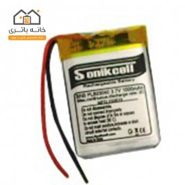 باتری لیتیوم پلیمر 3.7 ولت 1000 میلی‌آمپر-803040 سونیک سل( Sonikcell)