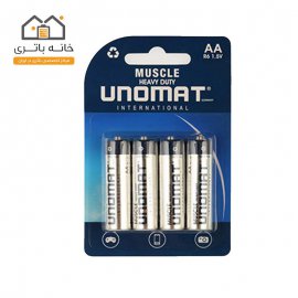 باتری قلمی یونومات مدل Muscle Heavy Duty بسته 4 عددی