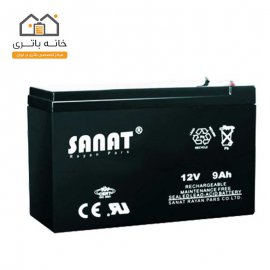 باتری 12 ولت 9 آمپر صنعت(Sanat)