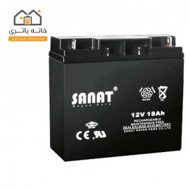 باتری 12 ولت 18 آمپر صنعت(Sanat)