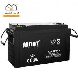 باتری 12 ولت 100 آمپر صنعت(Sanat)