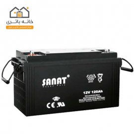 باتری 12 ولت 120 آمپر صنعت(Sanat)