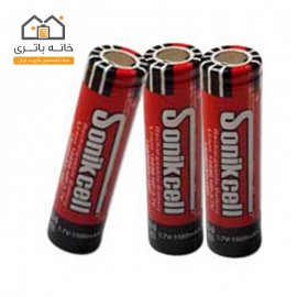 باتری لیتیوم آیون 3.7 ولت 18650-1500میلی آمپر-HP سونیک سل(sonikcell)