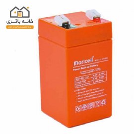 باتری سیلد اسید 4 ولت 4 آمپر موریسل (Moricell)