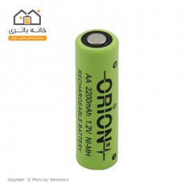 باتری  شارژی اوریون سر تخت  2200 میلی آمپر Orion سایز قلمی سرتخت