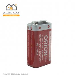 باتری کتابی اوریون 9 ولت معمولی orion