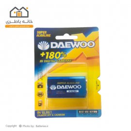 باتری 9 ولت کتابی آلکالاین دوو  Daewoo