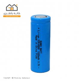 باتری لیتیوم 18500 شارژی 3.7 ولت 1100 میلی آمپر HP سانی بت