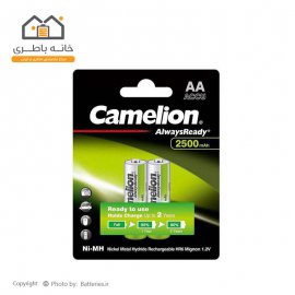 باتری قلمی شارژی 2500 میلی آمپر کملیون Camelion