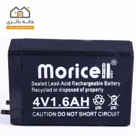 باتری خشک 4 ولت 1600میلی آمپر موریسل