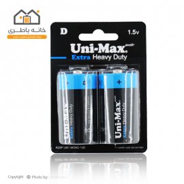 باتری بزرگ یونی مکس سایز D معمولی  Unimax