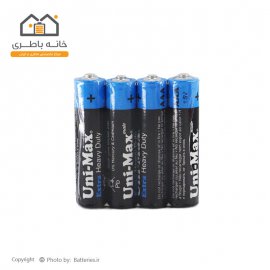 باتری نیم قلمی 4 عددی معمولی یونی مکس Unimax