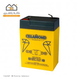 باتری سیلد اسید 6 ولت 5 آمپر سلاموند Cellamond