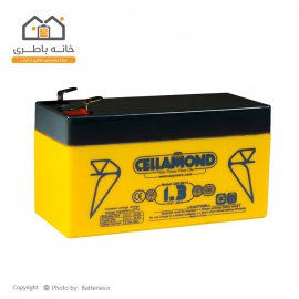 باتری سیلد اسید 12 ولت 1.3 آمپر سلاموند Cellamond
