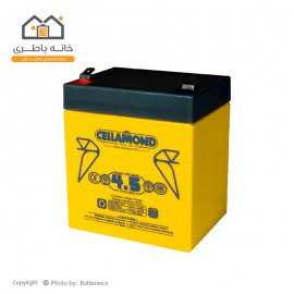 باتری سیلد اسید 12 ولت 4.5 آمپر سلاموند Cellamond