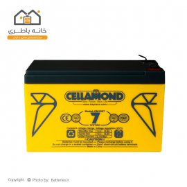 باتری سیلد اسید 12 ولت 7 آمپر سلاموند Cellamond