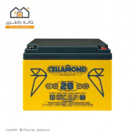 باتری سیلد اسید 12 ولت 28 آمپر سلاموند Cellamond