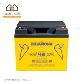 باتری سیلد اسید 12 ولت 42 آمپر سلاموند Cellamond
