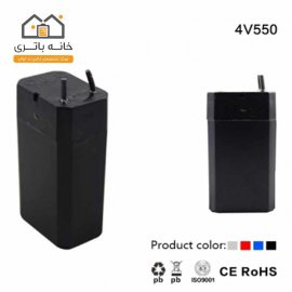 باتری خشک 4 ولت 550 میلی آمپر موریسل