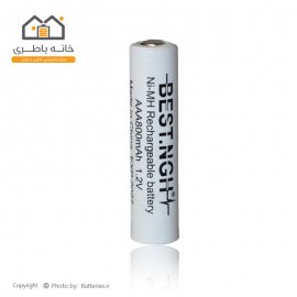 باتری شارژی نیم قلمی سرتخت 1.2 ولت 800 میلی آمپر بست Best