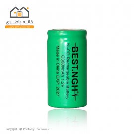 باتری متوسط سایز C شارژی 1.2 ولت 3000 میلی آمپر بست Best