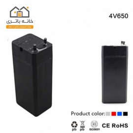 باتری خشک 4 ولت 650 میلی آمپر موریسل