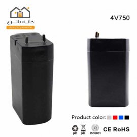 باتری خشک 4 ولت 750 میلی آمپر موریسل