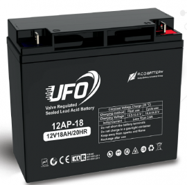 باتری سیلد اسید 12 ولت 18 آمپر یوفو Ufo