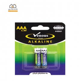 باتری نیم قلمی آلکالاین ونوس venous