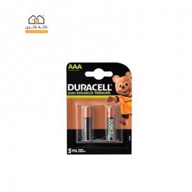 باتری نیم قلمی شارژی 900 میلی آمپر دوراسل خرسی (duracell)