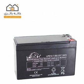 باتری 12 ولت 7.5 آمپر لئوچ