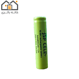باتری نیم قلمی سرتخت 800 میلی آمپر جی اس پی سل JSPCELL
