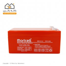 باتری موریسل 12 ولت 3.3 آمپر