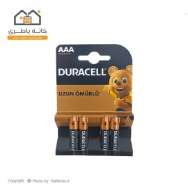 باطری نیم قلمی 4 عددی آلکالاین خرسی دوراسل Duracell