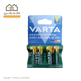 باتری  قلمی شارژی 2100 میلی آمپر وارتا 4 عددی (Varta)