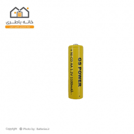 باتری قلمی نوکدار تکی 1100 میلی آمپر جی اس پاور gspower