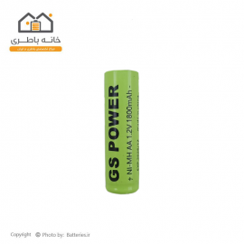 باتری شارژی قلمی سرتخت 1800 میلی آمپر GS Power