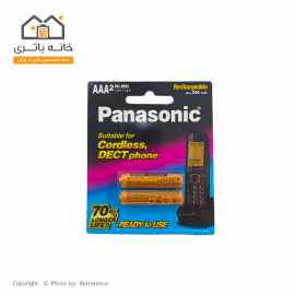 باتری نیم قلمی شارژی 650 میلی آمپر پاناسونیک panasonic