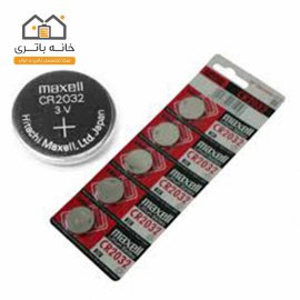 باتری سکه ای مکسل 2032 پک 5 عددی