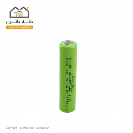 باتری نیم قلمی سرتخت 800 میلی آمپر مکسل MaxCell