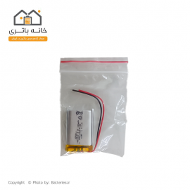 باتری لیتیوم پلیمر 3.7 ولت 400 میلی آمپر ساعت 602030 جی اس پی سل 5*18*30 میلی متر